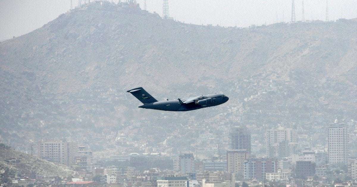 image for Last plane carrying Americans from Afghanistan departs as longest U.S. war concludes