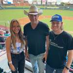 image for My GF’s sister and her boyfriend met Kevin Costner tonight at an OKC Dodgers baseball game