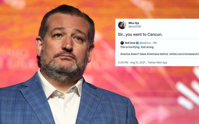 image for ‘You went to Cancun’: Ted Cruz mocked for tweeting ‘America doesn’t leave Americans behind’