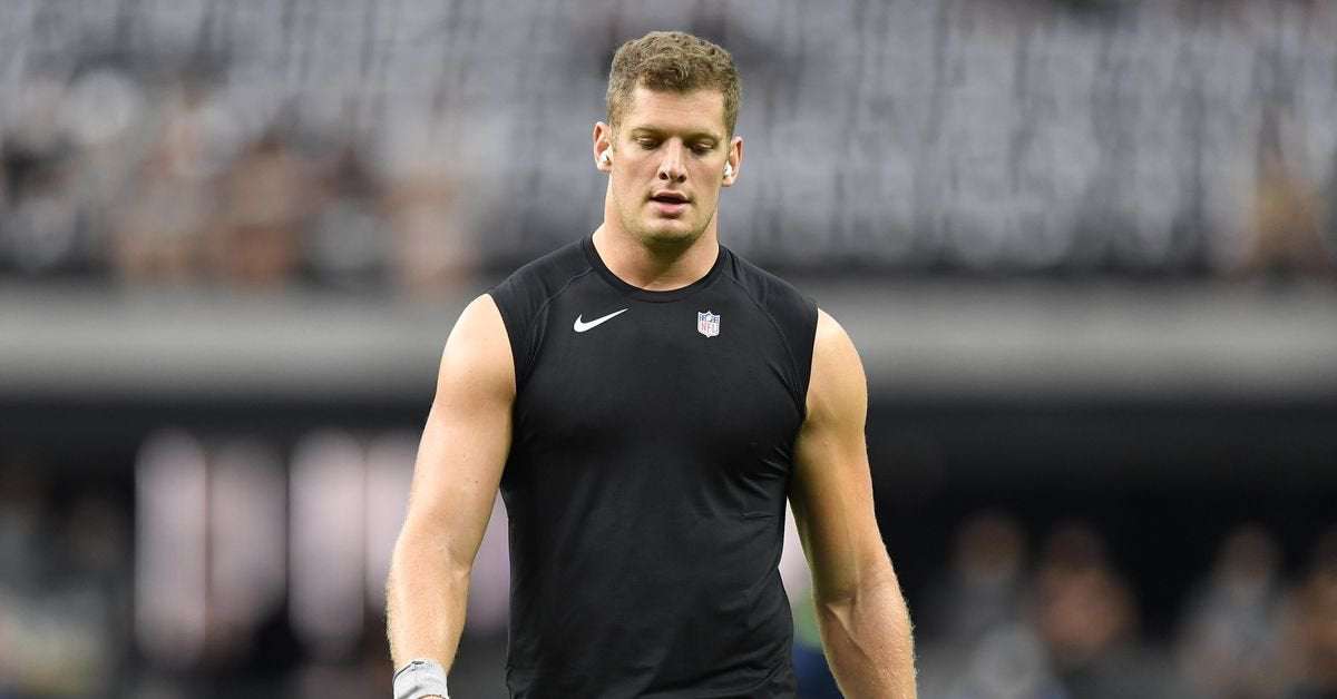 image for Carl Nassib makes Raiders roster, first out gay player in NFL history