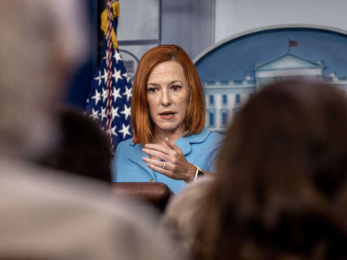 image for Jen Psaki calls on Congress to pass law guaranteeing abortion rights in response to Texas ban