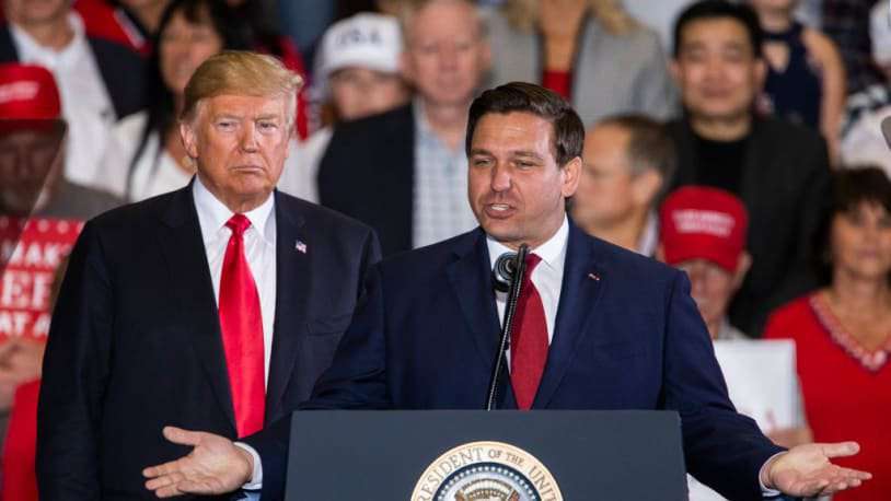 image for Trump reportedly 'f---ing hates' Ron DeSantis