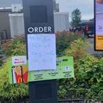 image for Everyone at my town's McDonald's just quit at the same time today, leaving behind this sign.