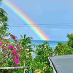 image for The brightest rainbow I’ve ever seen. Today at Seychelles.