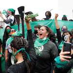 image for Women celebrating Mexico’s Supreme Court Vote to Decriminalize Abortion