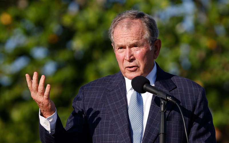 image for George Bush Delights Democrats, Infuriates MAGA World With Veiled Jan. 6, 9/11 Comparison