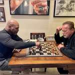 image for Battle between Mike Tyson and Arnold Schwarzenegger