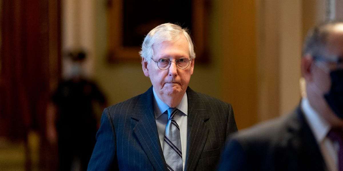 image for Mitch McConnell says the GOP will vote for the US to default on its debt