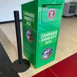image for A cannabis amnesty box in Chicago O'Hare airport