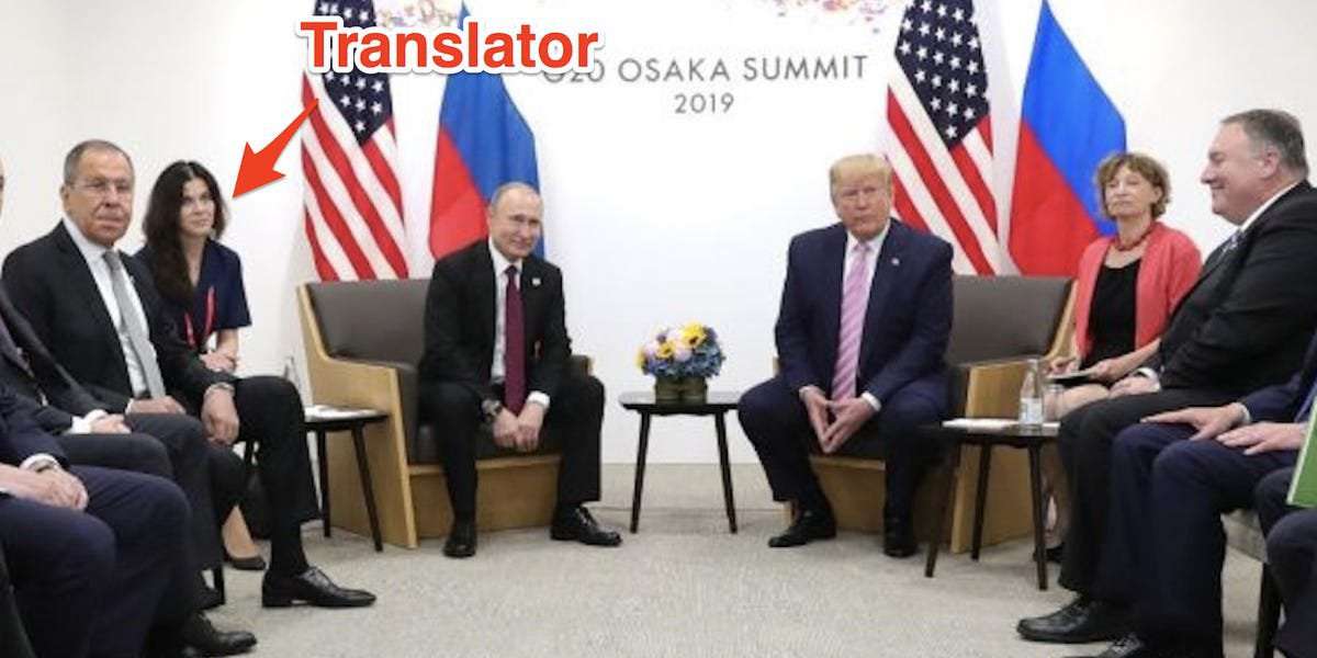 image for Putin hired an attractive female translator to 'distract' Trump during a summit, Stephanie Grisham book says