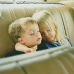 image for My sister and I asleep on a car ride home (some time in the mid 90s)