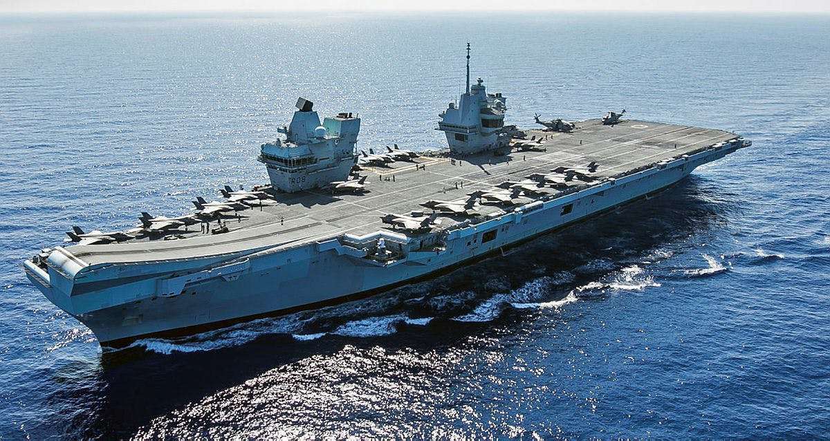 image for British aircraft carrier ignores Chinese warnings for second time