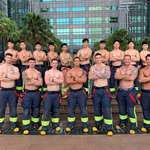 image for Taiwanese Fire Fighters taking a picture with their Australian counterparts