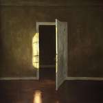image for In 2020 I got a little obsessed with making oil paintings of doors. Here’s one of my favorites.