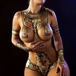 image for Body Painting of Egyptian Traditional Dress