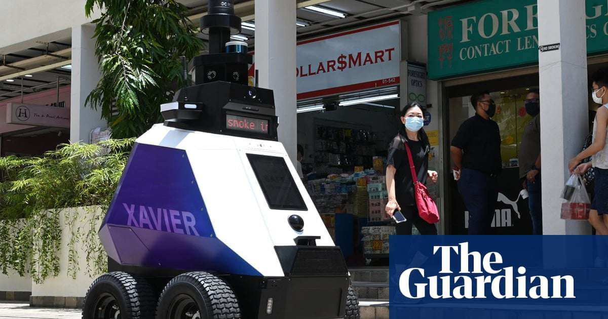 image for ‘Dystopian world’: Singapore patrol robots stoke fears of surveillance state
