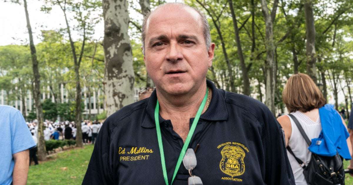 image for New York City police union leader resigns after FBI raids his office and home