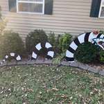 image for I made a sandworm from Beetlejuice for my front yard.