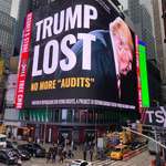 image for Trump Lost Billboard in Time Square