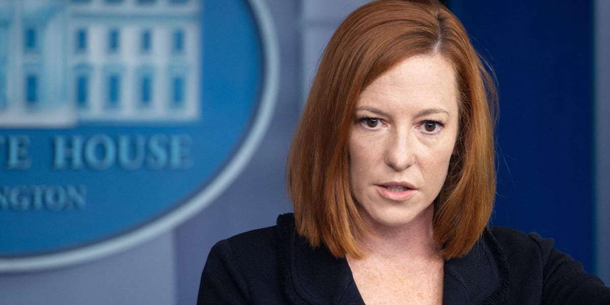 image for Jen Psaki took a dig at Trump's role in the Capitol riot, saying Biden 'has no intention to lead an insurrection'