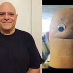 image for Dads dying of leukemia & losing hair from chemo pills. Decided to embrace the end with googly eyes.