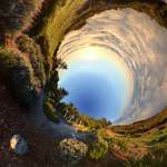 image for Taking a panorama while rolling down hill
