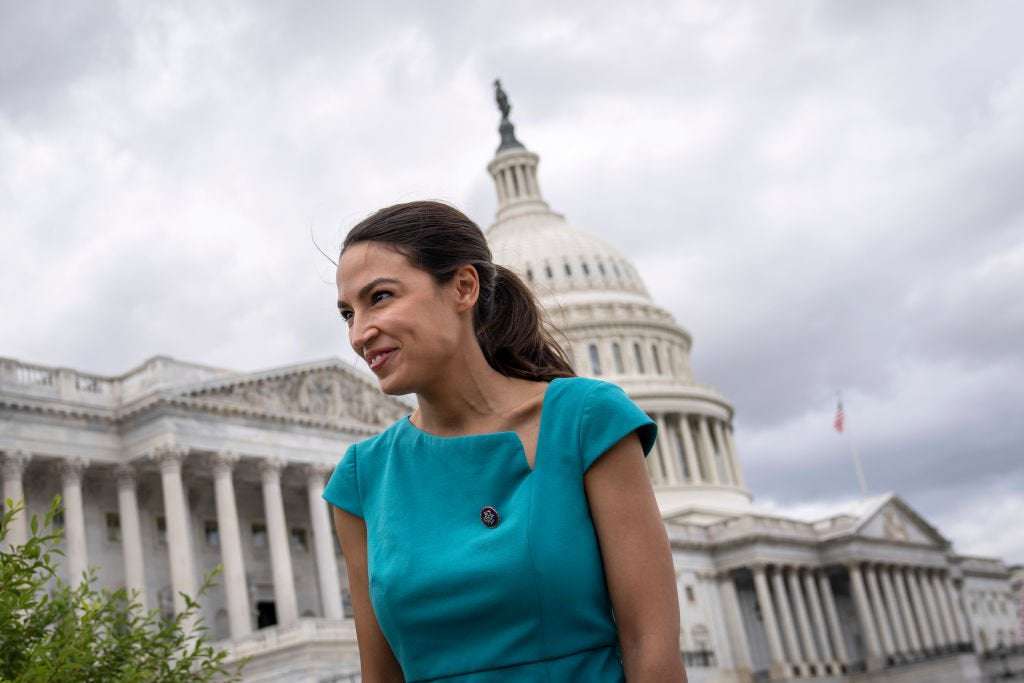 image for AOC Accuses Sinema of Putting 'Lobbyists Over People,' Shows Off Higher Fundraising Haul