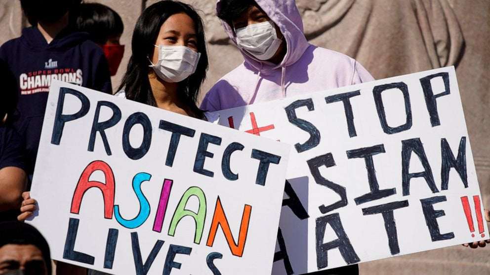 image for Hate crimes against Asians rose 76% in 2020 amid pandemic, FBI says