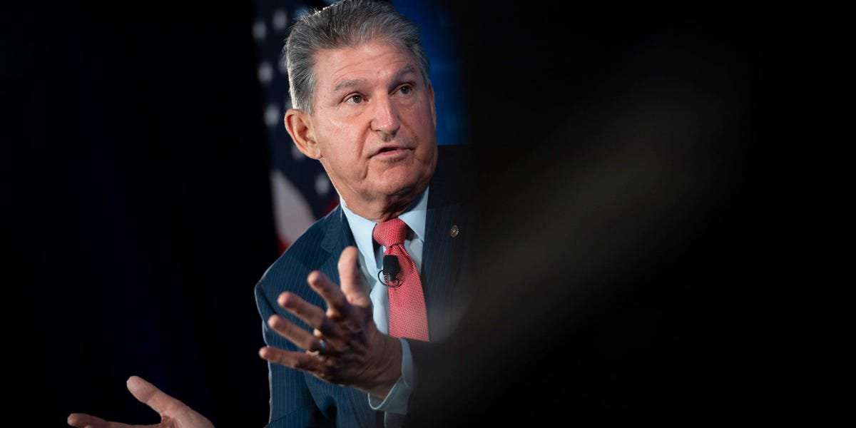 image for On the billionaire's tax, Joe Manchin says he doesn't like 'targeting different people' and that the ultrawealthy have 'contributed to society, created a lot of jobs'