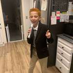 image for My son decided to Rick Roll the school for Halloween