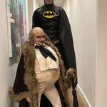 image for Halloween Cosplay (Batman Returns) by NBA player Robin Lopez and his Wife.