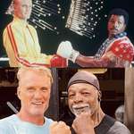 image for Ivan Drago and Apollo Creed. Then and now.