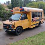 image for Today we received our small American School Bus. We plan to turn it into a Food Truck