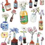 image for I've been spending lockdown watercolour painting American state flowers with a popular state drink