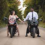 image for Engagement shoot ❤️ Bikes were a huge part of what initially brought us together.