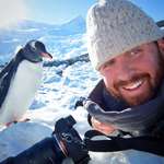 image for I work as a guide in Antarctica. I was minding my own business when this Penguin wanted a selfie.