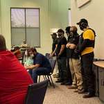 image for Proud Boys attend a North Carolina school board meeting