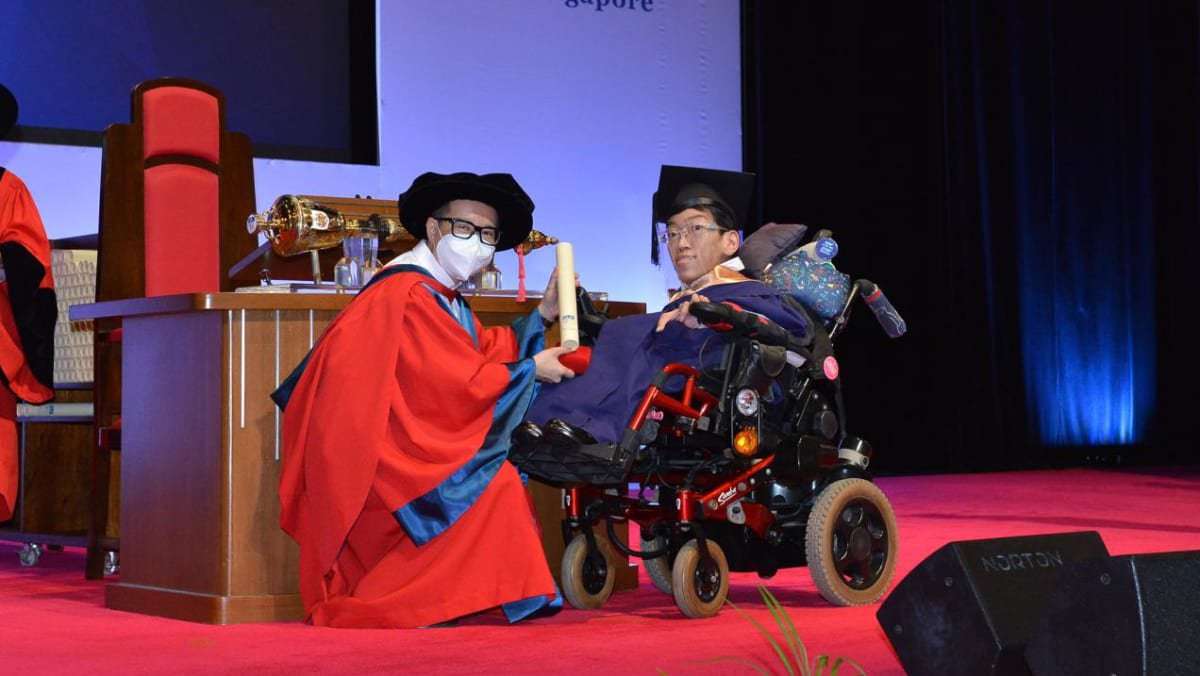 image for A doctor said he wouldn't live past two, but he just graduated as valedictorian