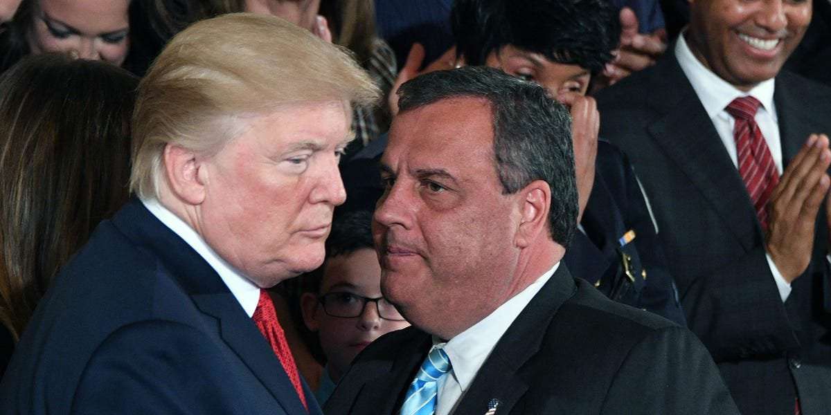 image for Trump called Chris Christie when they were both hospitalized with COVID-19 to make sure he wouldn't be blamed for the infection, book says