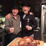 image for Sirs Patrick Stewart and Ian McKellan celebrating Thanksgiving