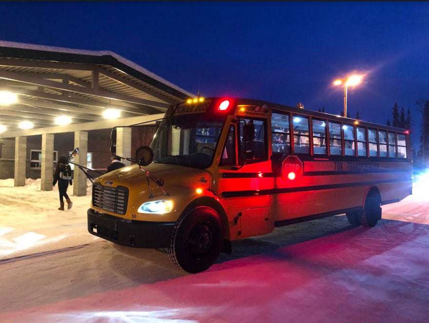 image for Alaska’s first electric-powered school bus is performing well – even at 40 below