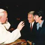image for Jeffrey Epstein and Ghislaine Maxwell being personally blessed by the Pope