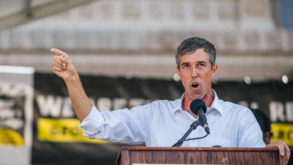 image for O'Rourke stands by his 'we're gonna take your AR-15, your AK-47' comment