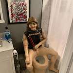 image for Buddy made this Lars from Metallica toilet. I get to be the first to dump in it. An honor.