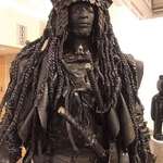 image for A statue of Yasuke, an African slave, who arrived in Japan in 1579 and became the first black Samura