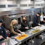 image for The President, First Lady, VP & 2nd Gentleman @ DC Central Kitchen Helping Prep Thanksgiving Meals