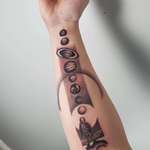 image for I got the solar system tattooed on my forearm
