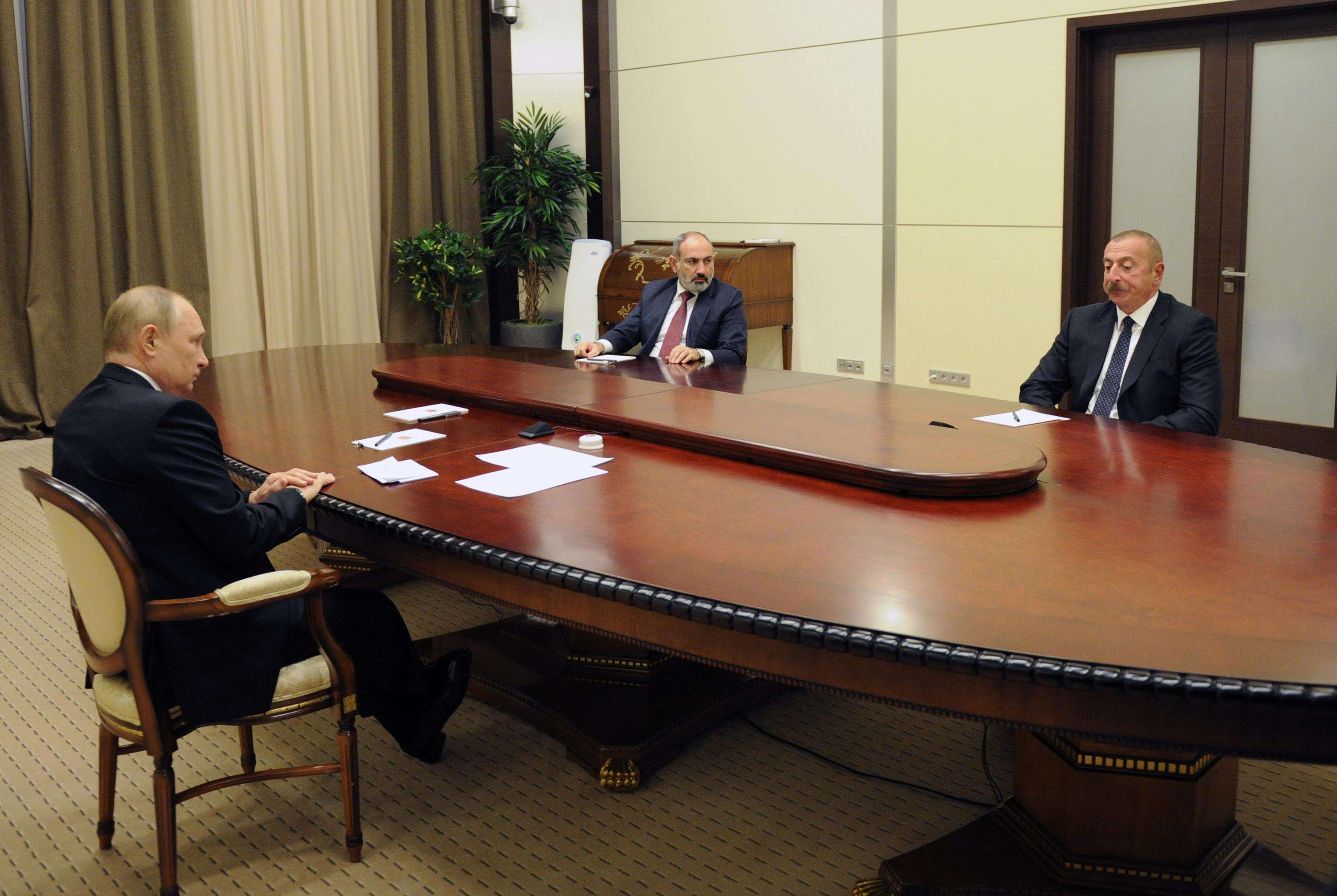 image for Putin: Talks with Armenia, Azerbaijan leaders ‘constructive’