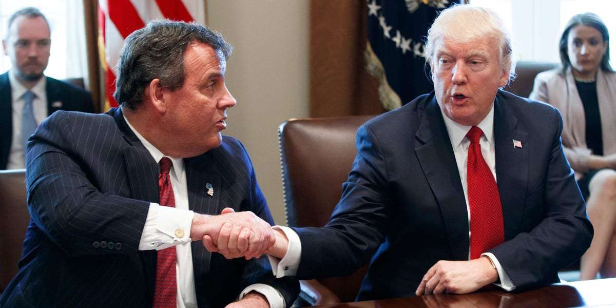 image for Chris Christie says Trump broke his policy promises: 'The wall isn't built. Obamacare is still there. We didn't get an infrastructure package.'
