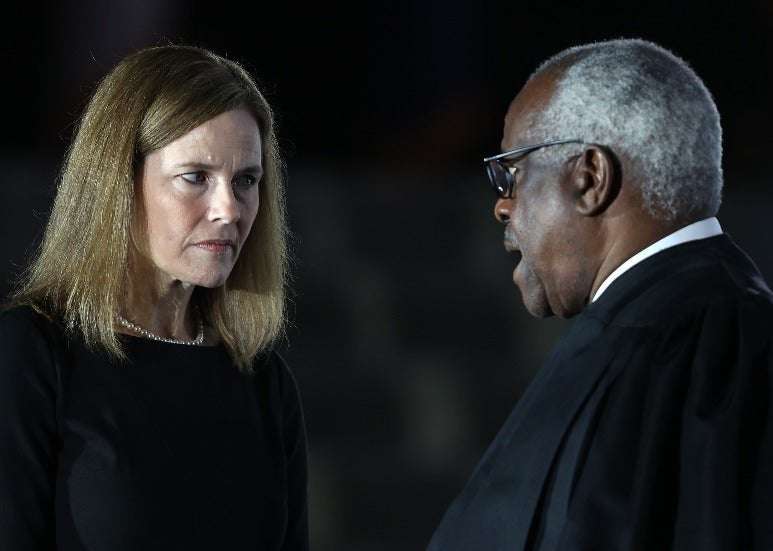 image for Justice Amy Coney Barrett's own words require her to recuse herself in abortion cases